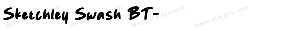 Sketchley Swash BT字体转换